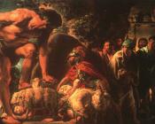 雅各布 约尔当斯 : Odysseus in the Cave of Polyphemus